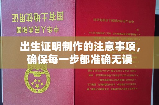 泗县出生证明制作的注意事项，确保每一步都准确无误