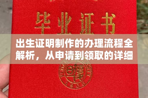 泗县出生证明制作的办理流程全解析，从申请到领取的详细指南