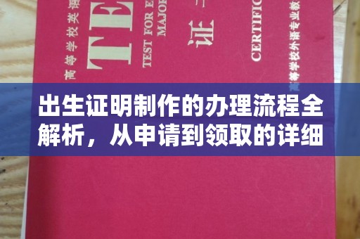 泗县出生证明制作的办理流程全解析，从申请到领取的详细指南