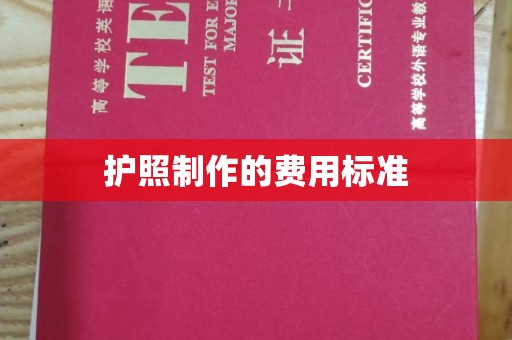 泗县护照制作的费用标准